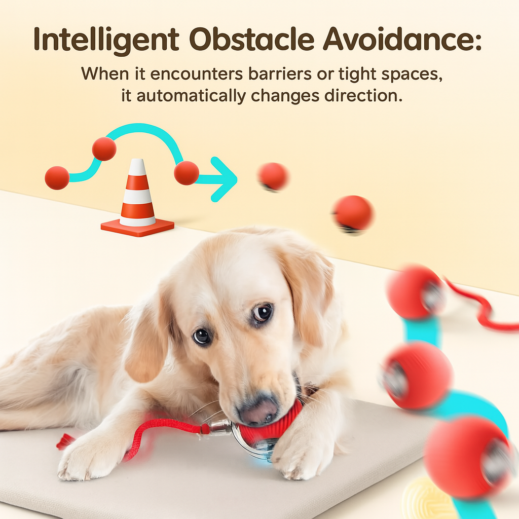 TurboTail™ - Smart Rolling Cat Toy with Tail