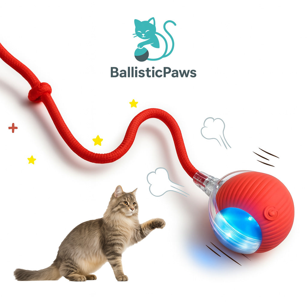 TurboTail™ - Smart Rolling Cat Toy with Tail